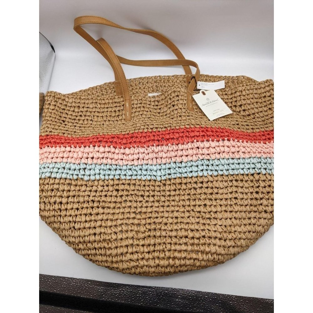 Hearth & Hand paper Market Tote Bag
